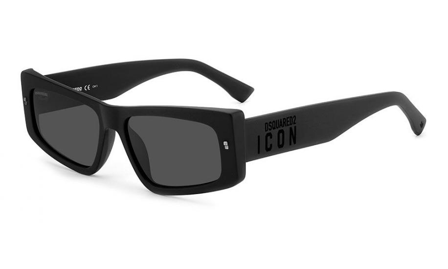 Dsquared2 ICON 0007/S (003/IR) 57 | Kadın Siyah Güneş Gözlüğü